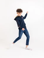 Patrol Kids's Regular Silhouette Jeans Trousers D-Messi B28482-S21 Navy Blue