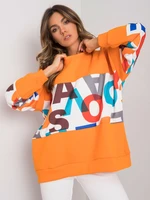 Orange women's hoodie