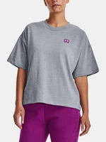 Under Armour T-Shirt UA W LOGO LC OVERSIZED HW SS-GRY - Women