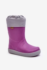 Children's Wellington Boots with Warmer Snow Wave Gokids Purple