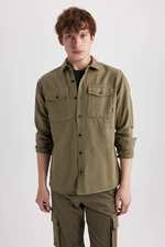 DEFACTO Regular Fit Cotton Long Sleeve Shirt