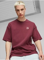 Burgundy men's T-shirt Puma Classics - Men