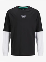 Black Boys' T-Shirt Jack & Jones Tribeca - Boys