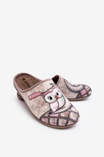 Owl Inblu Home Shoes Beige