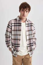 DEFACTO Regular Fit Woodcutter Plaid Long Sleeve Shirt