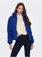 Dark blue ladies quilted jacket JDY Finno - Ladies