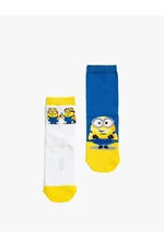 Koton Set of 2 Minions Printed Socks Licensed