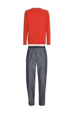 Tommy Hilfiger Pajamas - CN LS PANT WOVEN SET red