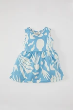 DEFACTO Baby Girl Patterned Sleeveless Dress