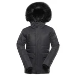 Children's jacket with ptx membrane ALPINE PRO WERDO dk.true gray