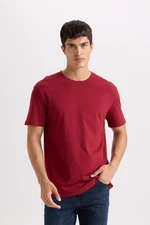 DEFACTO New Regular Fit Crew Neck Basic Plain Short Sleeve T-Shirt