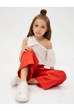 Koton Blouse One Shoulder Bow Detailed Cotton