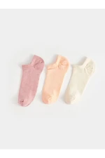 LC Waikiki Lcw Women's Plain Ankle Socks 3 Pack