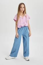 DEFACTO Girls' Wide Leg Wide Leg Jeans