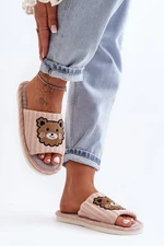 Women's slip-ons with Beige Demare bear