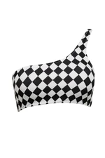 DeFactoFit Checkerboard Patterned Bikini Top