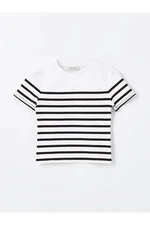 LC Waikiki LCW Vision Crew Neck Striped Short Sleeve Women's T-Shirt