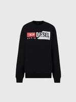 Diesel Mikina - FANGCUTY SWEATSHIRT čierna