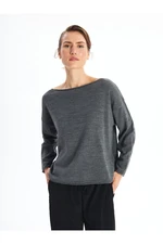 LC Waikiki Crew Neck Plain Long Sleeve Women's Knitwear Sweater