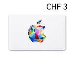 Apple 3 CHF Gift Card CH