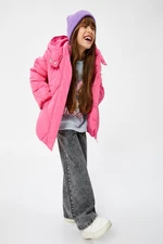 Koton Girl Pink Coat