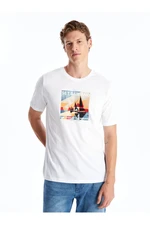 LC Waikiki Crew Neck Short Sleeve Printed Combed Cotton Men's T-Shirt