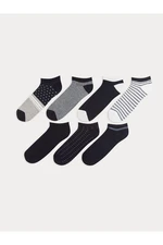 LC Waikiki Lcw Patterned Men's Ankle Socks 7 Pieces