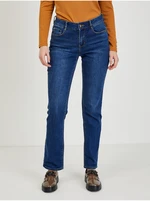 Dark blue womens straight fit jeans ORSAY - Women