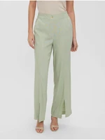 Light green loose trousers VERO MODA Josie - Women