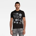 G-STAR T-shirt - Object raw. slim r t ss black