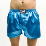 Men's briefs Styx classic rubber satin blue