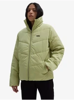 Light Green Women's Quilted Jacket VANS Foundry Puff - Women