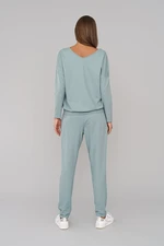 Karina Women's Long Sleeve Tracksuit, Long Pants - Mint