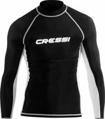 Cressi Rash Guard Man Long Sleeve Hemd Black/White XL