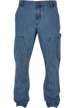 Men's Double Knee Jeans Light Blue/Washed