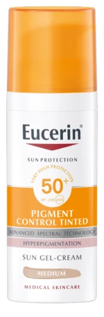 EUCERIN SUN Pigment Control Tinted SPF50+ středně tmavá 50 ml