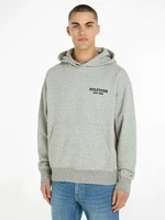 Tommy Hilfiger Monotype Mouline Hoodie Mikina Šedá