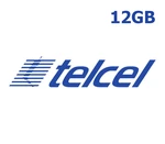 Telcel 12GB Data Mobile Top-up MX