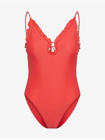 Red Women's One-piece Swimsuit Pieces Blua - Women's