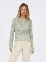 Light green women's sweater JDY Sun - Women