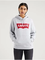 Svetlošedá dámska mikina s kapucňou Levi's®