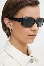 Slnečné okuliare Ray-Ban dámske, čierna farba, 0RB4389