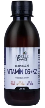 ADELLE DAVIS Lipozomální vitamín D3+K2 200 ml