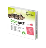 Dronspot 60 mg/15 mg pro střední kočky spot-on 2x0,7 ml