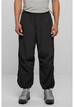 Nylon parachute pants black