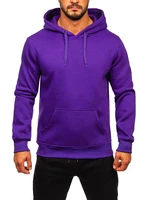 Costum de training cu glugă violet Bolf D002