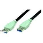 USB 3.0 kabel Bachmann 918.177 918.177, 3.00 m, černá, šedá