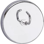 Maul 6155596 magnet, (Ø x v) 52 mm x 31 mm, kulatý, s hákem, stříbrná, 1 ks