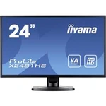 LED monitor Iiyama ProLite X2481HS-B1, 59.9 cm (23.6 palec),1920 x 1080 Pixel 6 ms, VA LED VGA, DVI, HDMI™