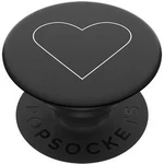 Stojan na mobilní telefon POPSOCKETS White Heart Black N/A, černá